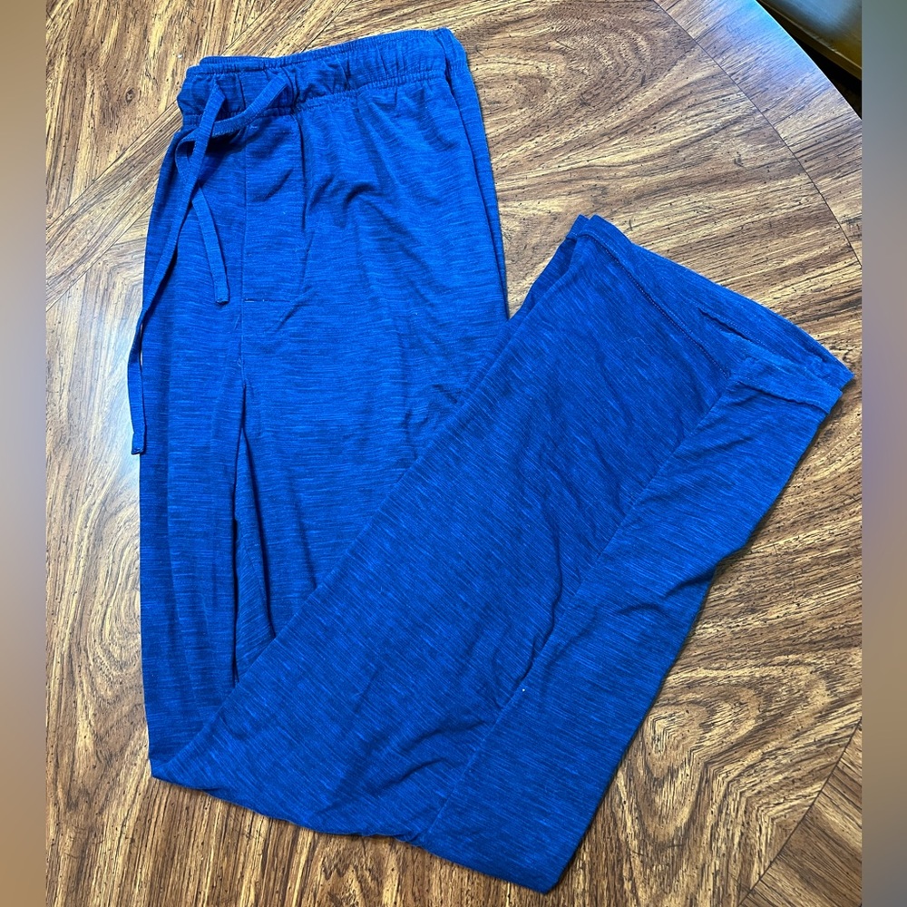 Blue men’s soft lounge pants